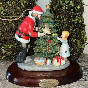 LIMITED EDITION Emmett Kelly Jr. Spirit of Christmas III OF 3500 w/ 2 signatures